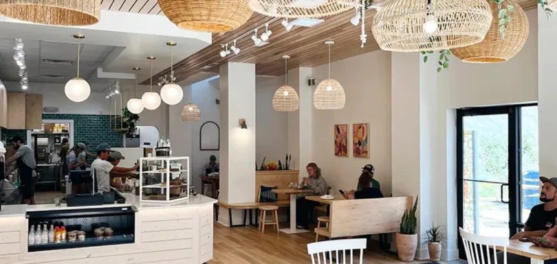 Interior of Drift Coffee in downtown Wilmington, NC